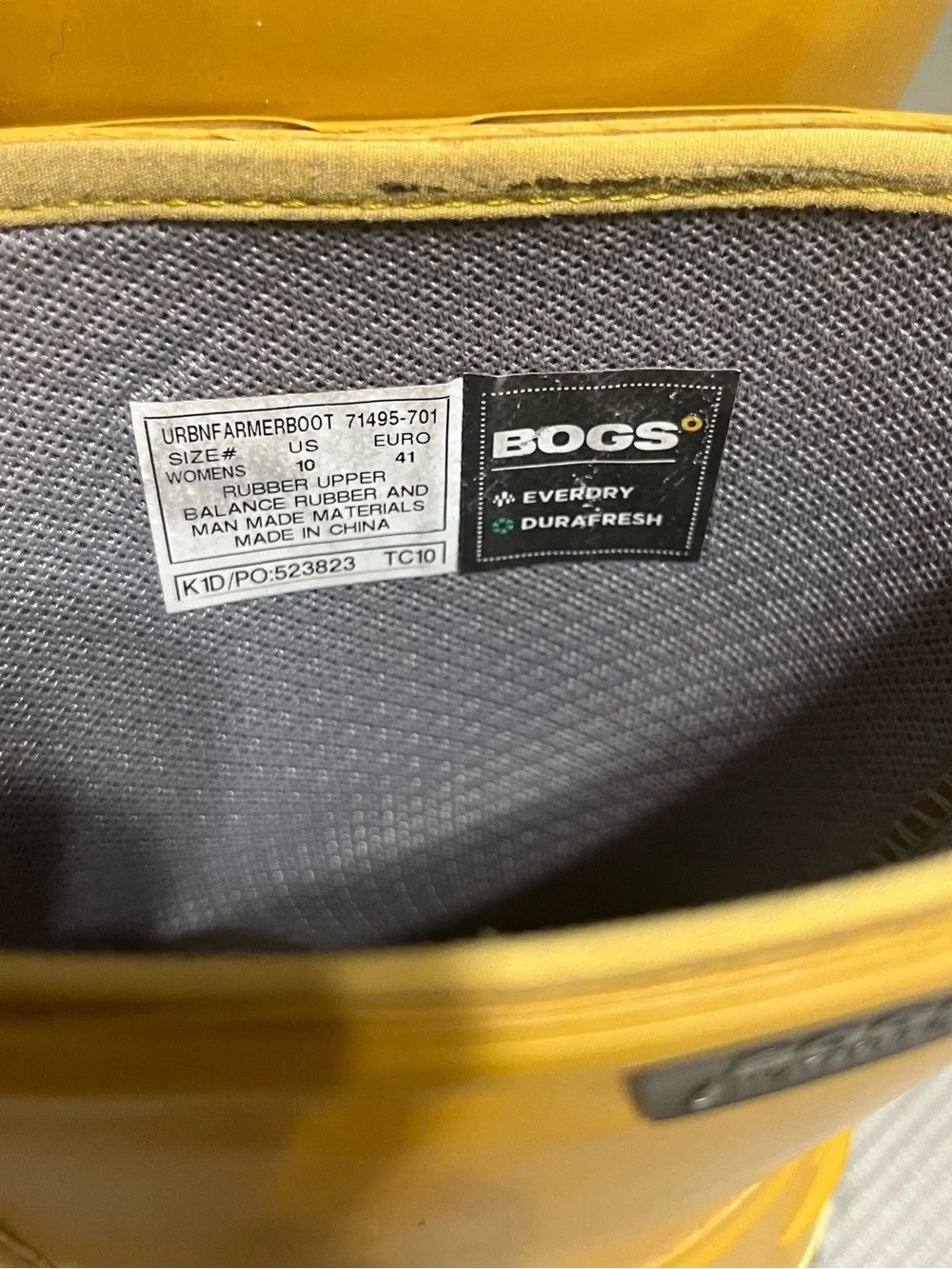 Bogs Yellow Urban Farmer Boots